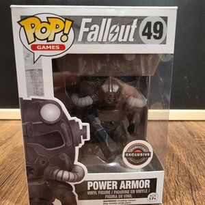 Fallout Power Armor (Black and White) GameStop Exclusive Funko Pop